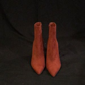 Burnt Orange Booties